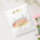 水かわいらし色ミニマル結婚リスト フェイバーバッグ (封をした状態)