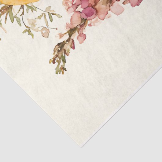水かわいらし色ワイルドフラワーブーケの切り離し 薄葉紙 (詳細)