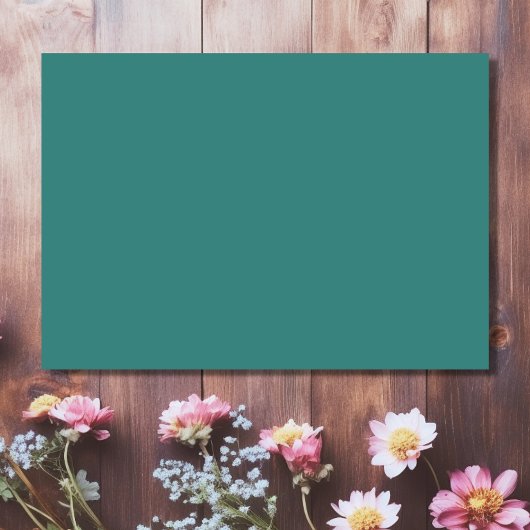 水かわいらし色ワイルドフラワー庭園の結婚式 出欠カード