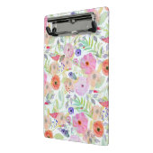 水かわいらし色手の絵を描抽象芸術フローラ ミニクリップボード (アングル2)