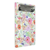 水かわいらし色手の絵を描抽象芸術フローラ ミニクリップボード (アングル)