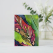 水かわいらし色植物学 ポストカード (スタンド正面)