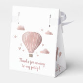 水かわいらし色熱気球お願いボックス フェイバーボックス (裏面サイド)