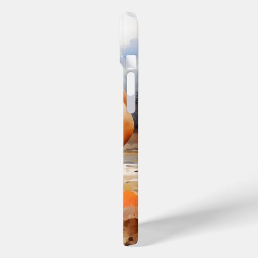 水かわいらし色秋をテーマにした馬 Case-Mate iPhoneケース (裏面 / 左)