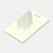水かわいらし色紙吹雪(ばちゃばちゃ)跳ねるボーダー ポストイット (アングル)
