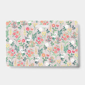 水かわいらし色花植物学 バッジ (裏面)