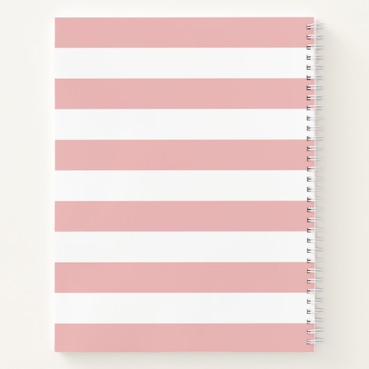 水かわいらし色花模様 |聖なる書物、 経典仕訳帳 ノートブック (裏面)