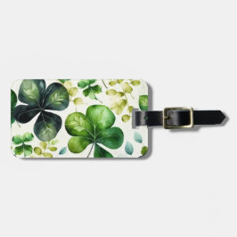 水かわいらし色ST PATRICKS DAYシャムロック ラゲッジタグ
