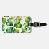 水かわいらし色ST PATRICKS DAYシャムロック ラゲッジタグ (正面横)