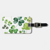 水かわいらし色ST PATRICKS DAYシャムロック ラゲッジタグ (正面横)