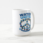 水がつなぐ世界平和と環境 コーヒーマグカップ (正面右)
