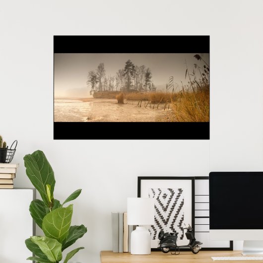 水がなくなると ポスター (ホームオフィス)