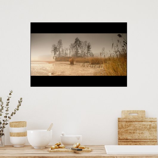 水がなくなると ポスター (キッチン)