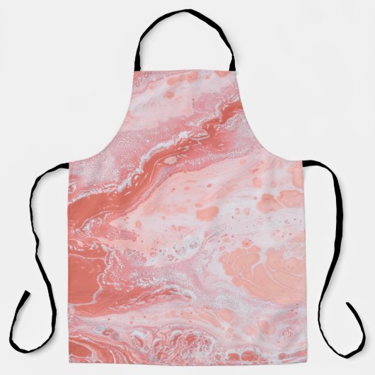 水がはねる青い水 エプロン (正面)