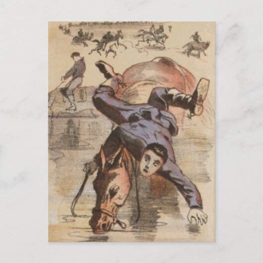 水がキャンプの生活を呼び出す ポストカード (正面)