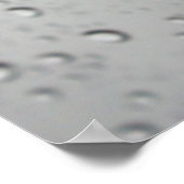 水がグラスに滴る ポスター (角)