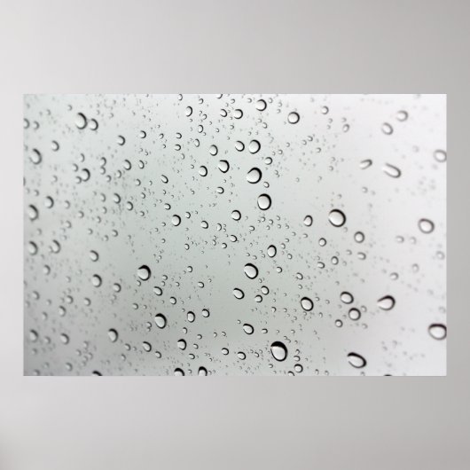 水がグラスに滴る ポスター (正面)