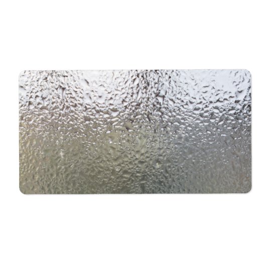 水がグラスに滴る ラベル (正面)