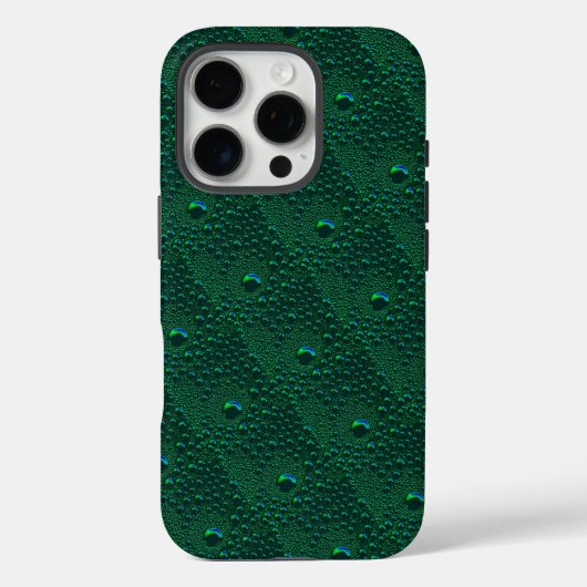 水がグリーンメタルに落ちる Case-Mate iPhoneケース (裏面)