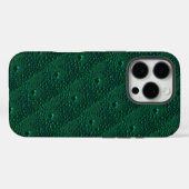 水がグリーンメタルに落ちる Case-Mate iPhoneケース (裏面 (横))