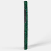 水がグリーンメタルに落ちる SAMSUNG GALAXYケース (右側面)