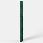 水がグリーンメタルに落ちる SAMSUNG GALAXYケース (右側面)