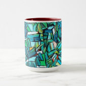 水がマグ流れる マグカップ (中央)