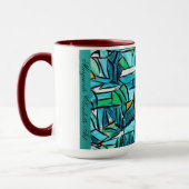 水がマグ流れる マグカップ (左)