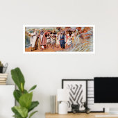 水が分かれた。絵画by James Tissot ポスター (ホームオフィス)