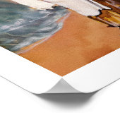 水が分かれた。絵画by James Tissot ポスター (角)