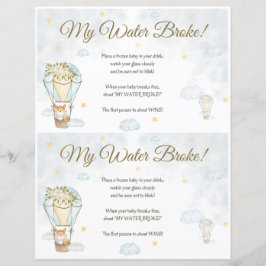 水が壊れた！赤ちゃんシャワーゲーム