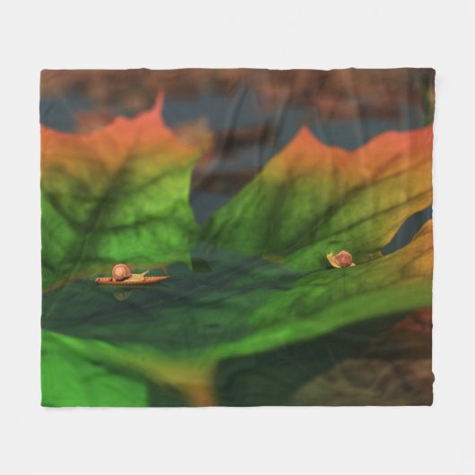 水が広いフリースブランケット フリースブランケット (正面(横))