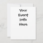 水が滑生き延びる 招待状 (裏面)