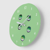 水が滴る ラージ壁時計 (傾斜)
