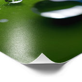 水が滴葉る フォトプリント            (角)