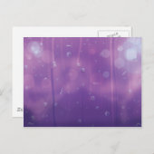 水が窓に落ちる。 ポストカード (正面/裏面)