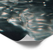 水が跳ね上がる体 ポスター (角)