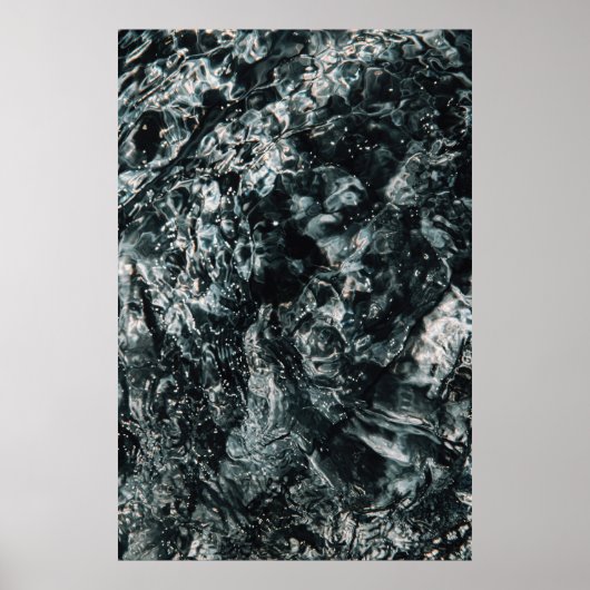 水が跳ね上がる体 ポスター (正面)