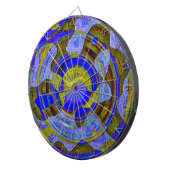 「水が遠ざかると」金属製ケージダーツボード ダーツボード (正面右)