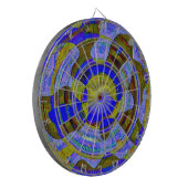 「水が遠ざかると」金属製ケージダーツボード ダーツボード (正面左)