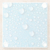 水が青く滴る |ガラスカスタムコースター ガラスコースター (裏面)