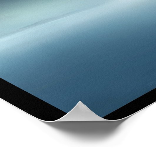 水が静かささやく場所 ポスター (角)