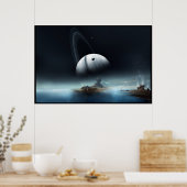 水が静かささやく場所 ポスター (キッチン)