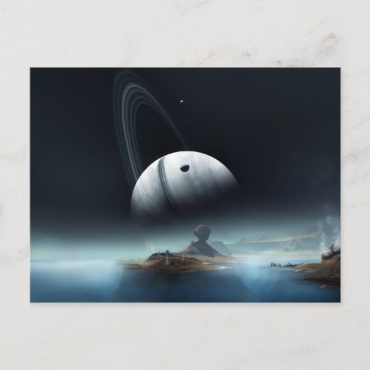 水が静かささやく場所 ポストカード (正面)