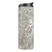 水きらめくビーチ砂ビーチバム夏 タンブラー (回転左)