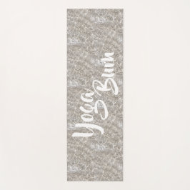 水きらめく砂ビーチ脂ヨガバム ヨガマット