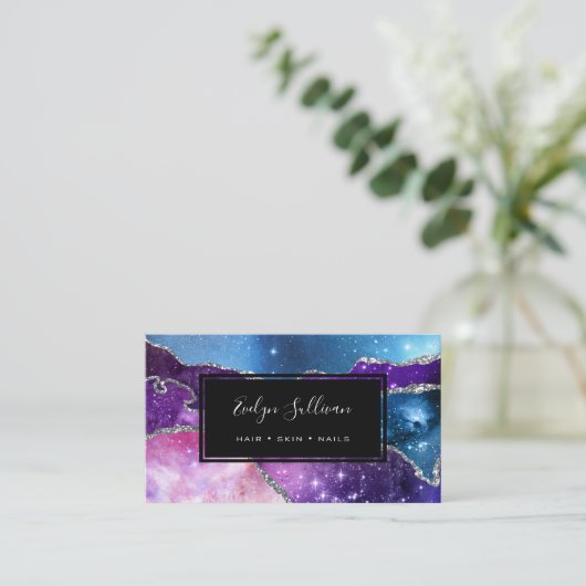 水きらめく色 名刺 (スタンド正面)