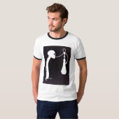 水ぎせるとのSkull&Spine Tシャツ (正面フル)