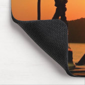 水ぎせるの日没トルコ マウスパッド (コーナー)
