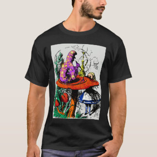 水ぎせる4の黒いワイシャツ Tシャツ